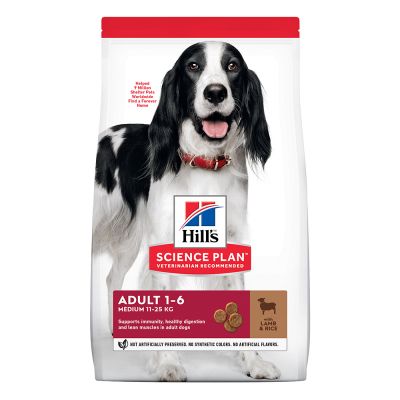 Hill's Science Plan Adult 1-6 Medium Lamb & Rice - 14 kg
