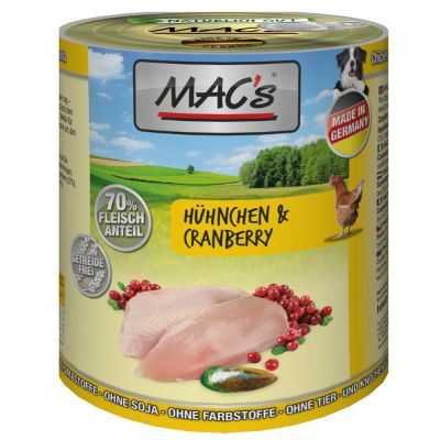 MAC's Adult 6 x 800 g - kalkkuna & mustikka