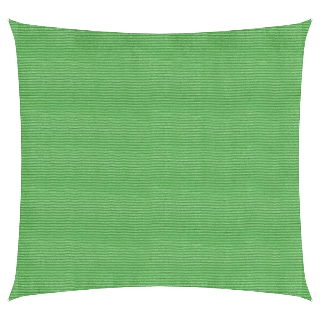 vidaXL Aurinkopurje 160 g/m² vaaleanvihreä 4x4 m HDPE