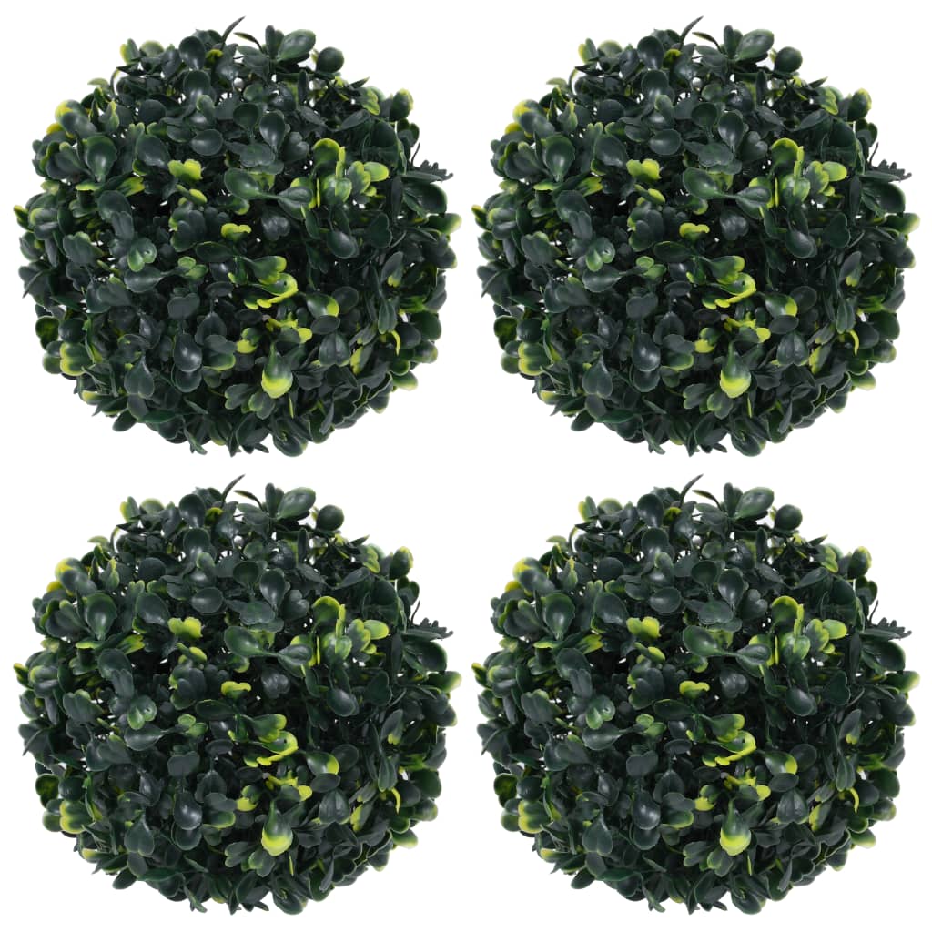 vidaXL Tekokasvi puksipuupallot 4 kpl 12 cm