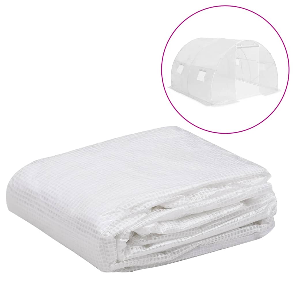 vidaXL Kasvihuoneen vaihtokate (9 m²) 3x3x2 m läpinäkyvä