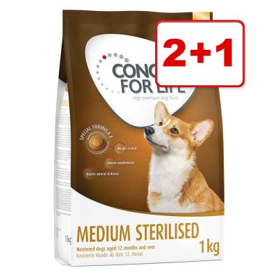 2 + 1 kaupan päälle! 3 x 1 / 1,5 kg Concept for Life -koiranruoka - Adult Boxer 3 x 1,5 kg