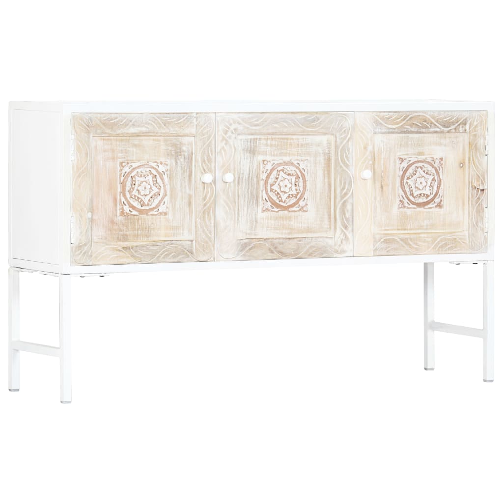 vidaXL Sivukaappi 120x30x70 cm kiinteä mangopuu