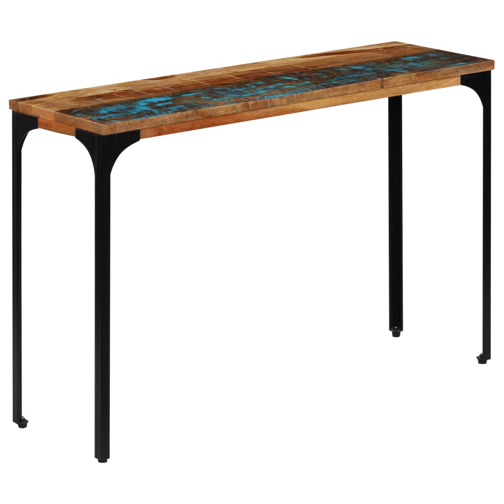 vidaXL Sivupöytä 120x35x76 cm kierrätetty puu