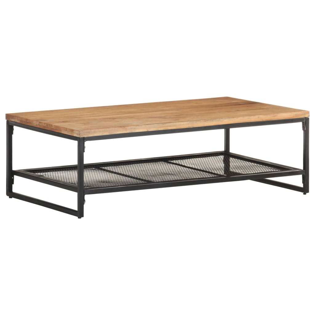 vidaXL Sohvapöytä 110x60x35 cm täysi akaasiapuu