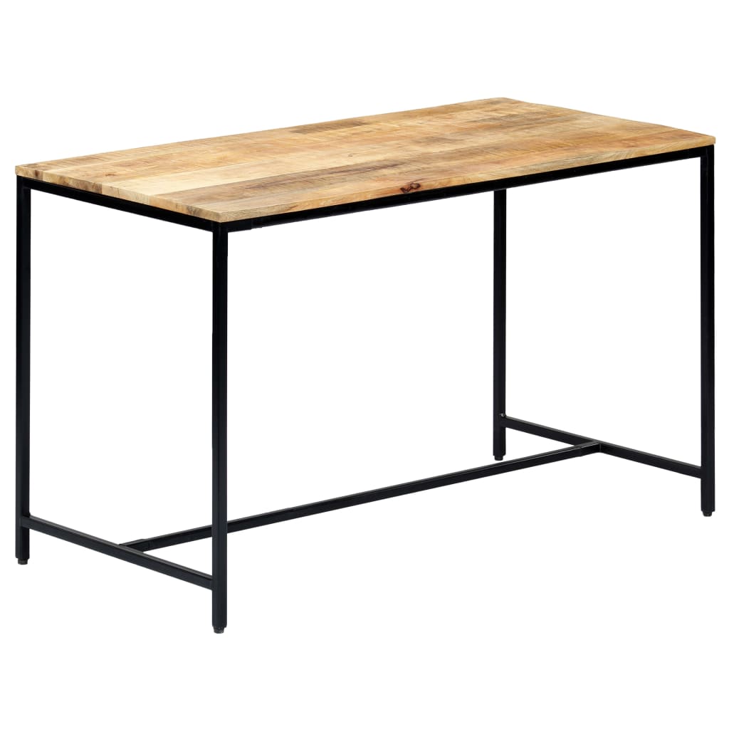 vidaXL Ruokapöytä 120x60x75 cm karkea mangopuu