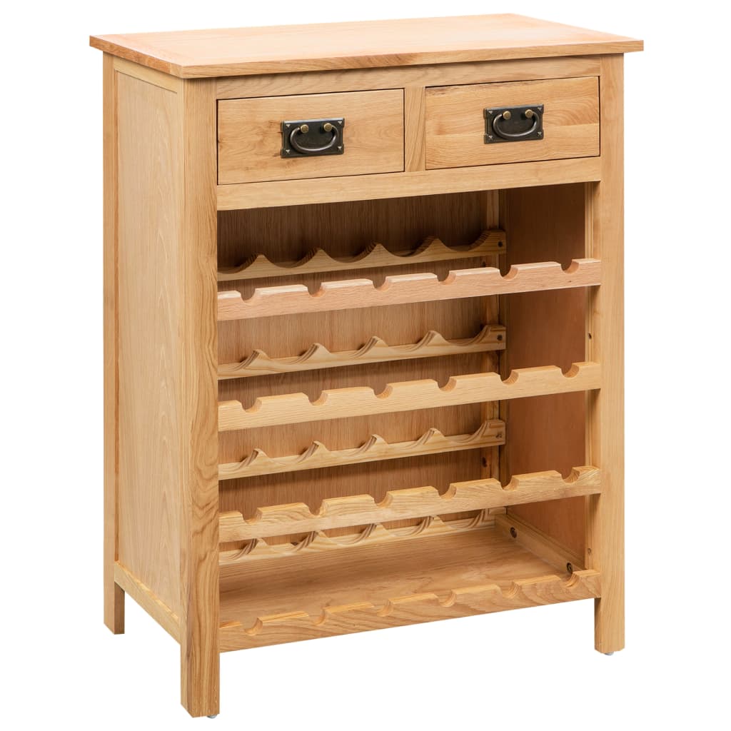 vidaXL Viinikaappi 72x32x90 cm täystammi