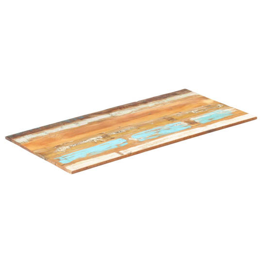 vidaXL Suorakulmainen pöytälevy 60x120 cm 15-16 mm täysi kierrätyspuu