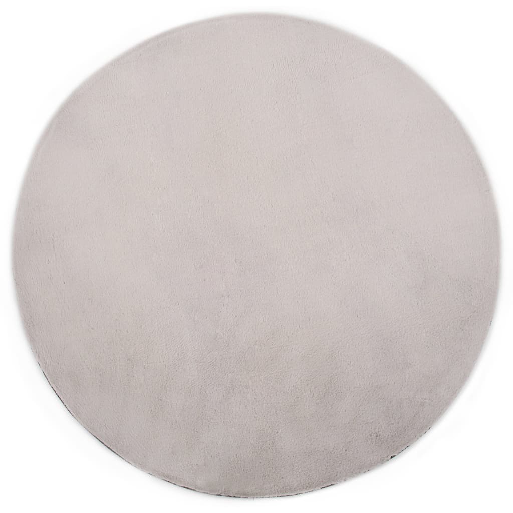 vidaXL Matto 160 cm jäniksen tekonahka harmaa