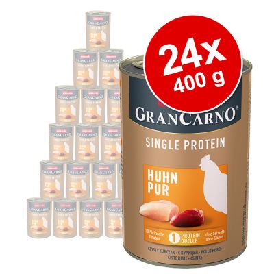 Animonda GranCarno Adult Single Protein -säästöpakkaus 24 x 400 g - kalkkuna