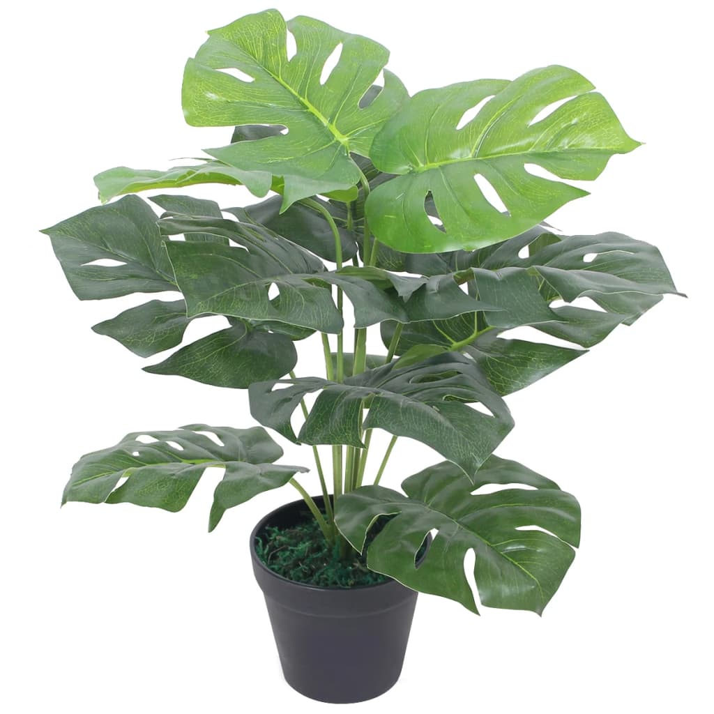 vidaXL Tekokasvi ruukulla jättipeikonlehti 45 cm vihreä
