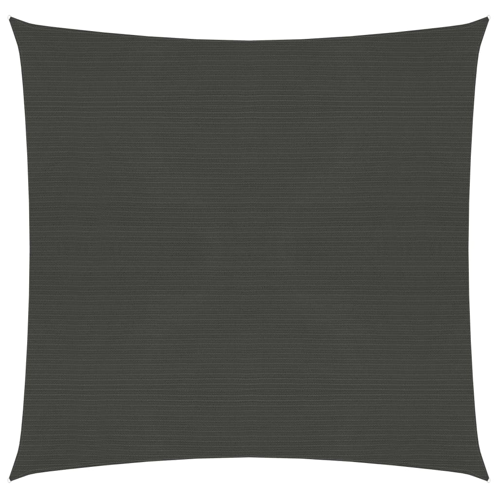vidaXL Aurinkopurje 160 g/m² antrasiitti 5x5 m HDPE