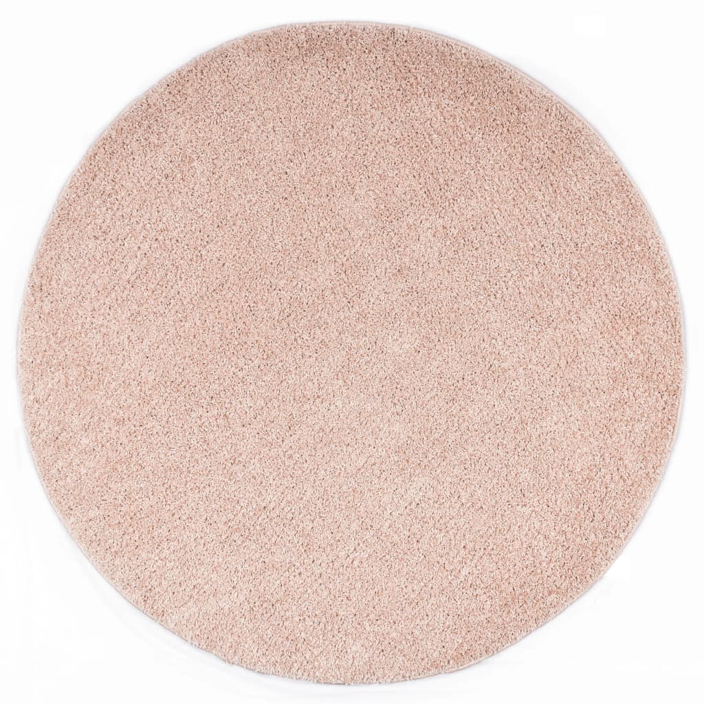 vidaXL Shaggy-matto 67 cm vanha pinkki