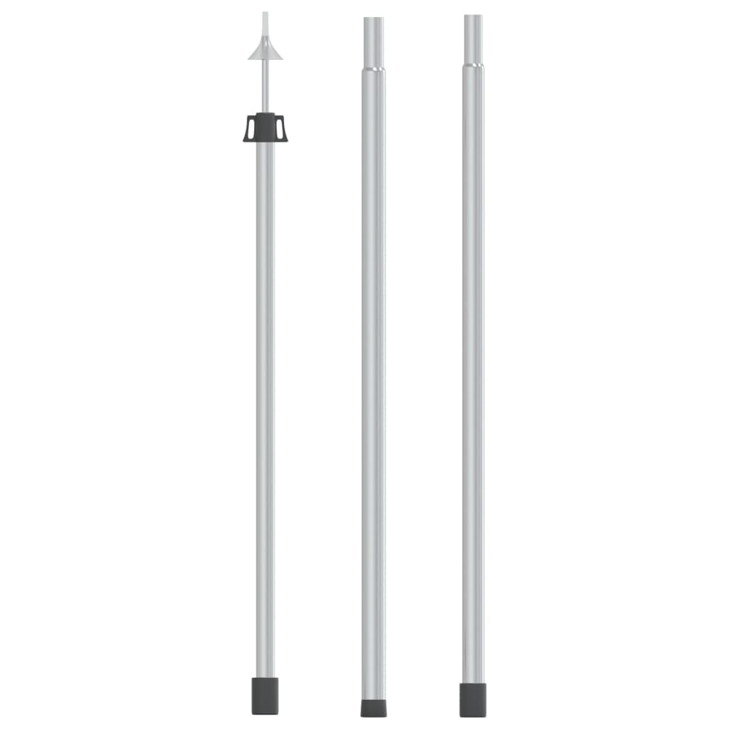 vidaXL Teleskooppivarsi pressuun pituus 102-260 cm alumiini