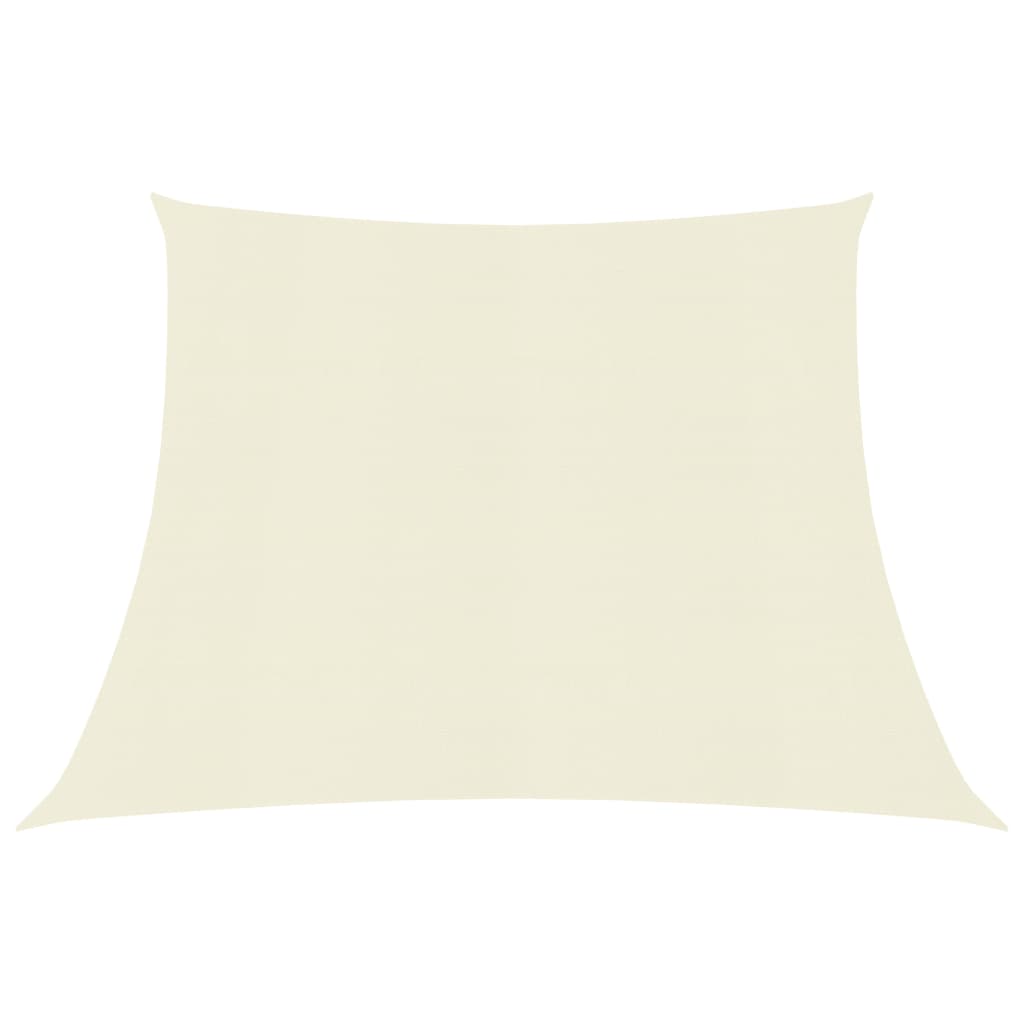 vidaXL Aurinkopurje 160 g/m² kerma 4/5x3 m HDPE