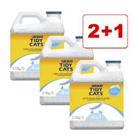 2 + 1 kaupan päälle! Purina Tidy Cats -kissanhiekka - 3 x 10 l Fresh Air