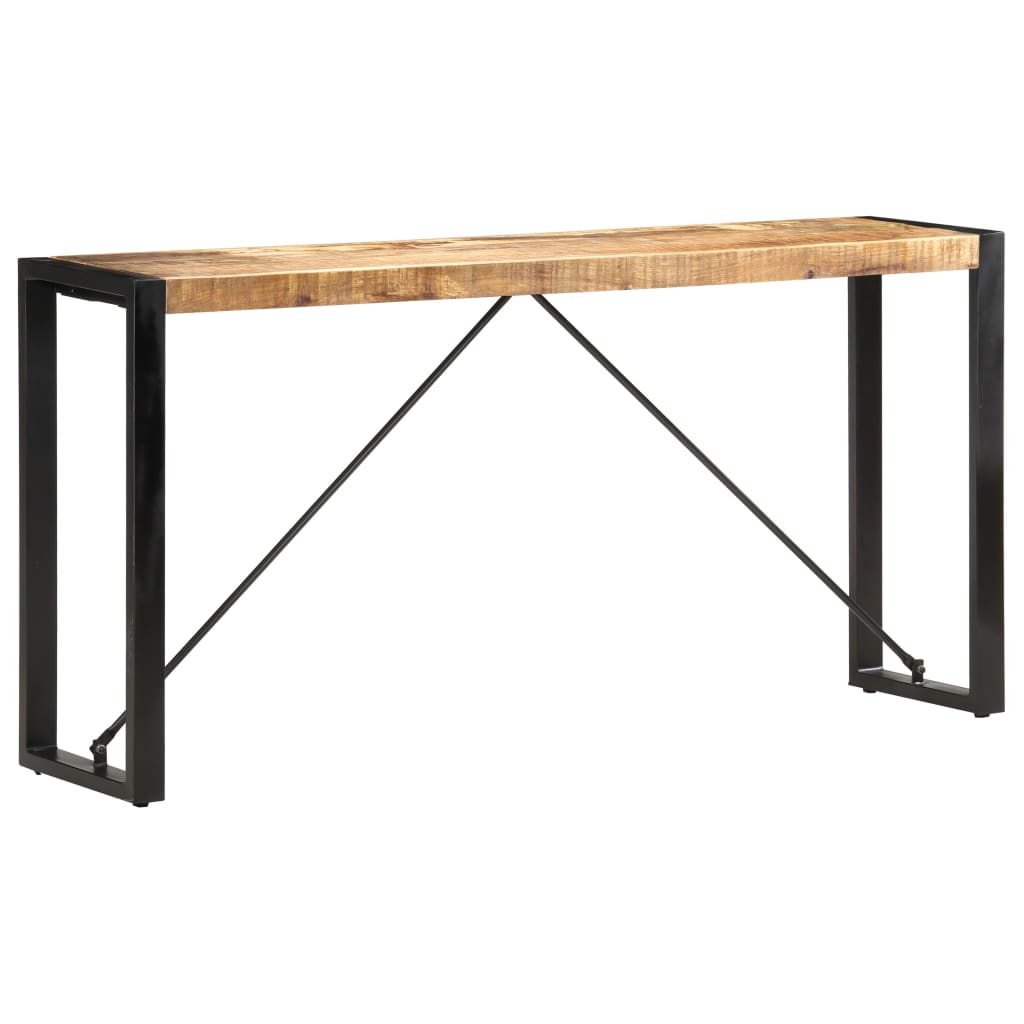 vidaXL Konsolipöytä 150x35x76 cm täysi mangopuu