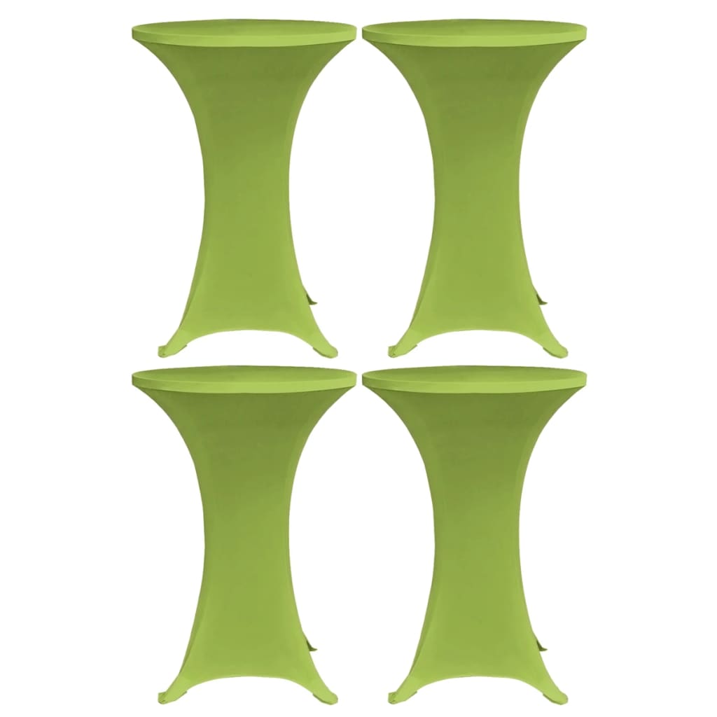 vidaXL Venyvä pöydänsuoja 4 kpl 60 cm vihreä