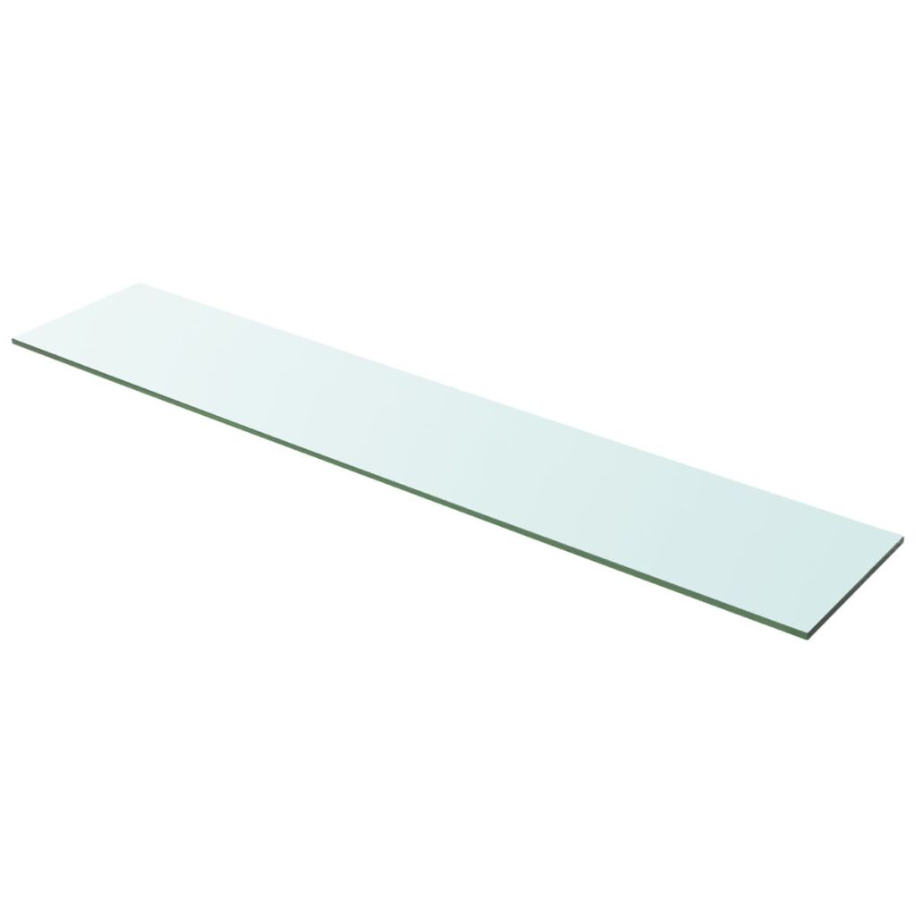 vidaXL Hyllypaneeli Kirkas lasi 100x20 cm