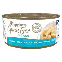 Applaws Grainfree in Gravy 6 x 70 g - kana & ankka