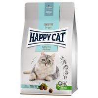 Happy Cat Sensitive Skin & Fur - Säästöpakkaus: 2 x 4 kg