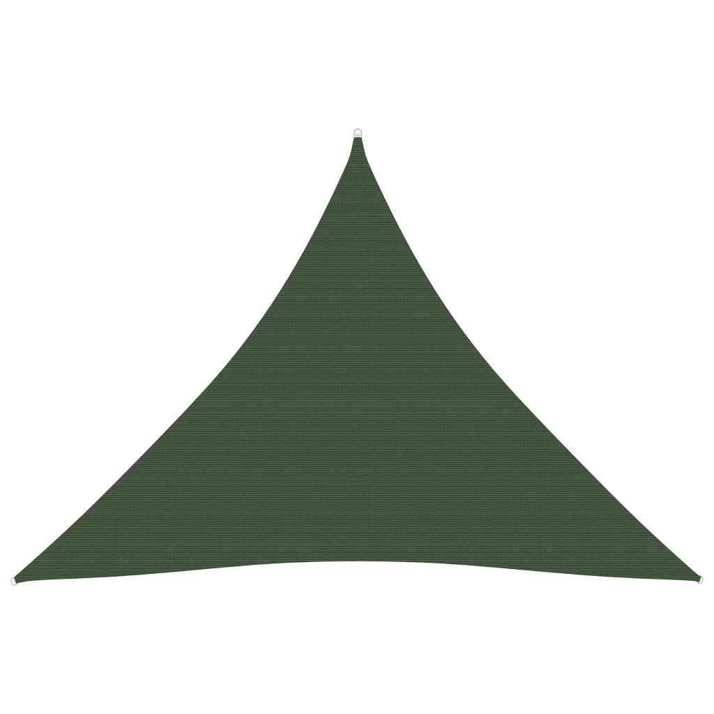 vidaXL Aurinkopurje 160 g/m² tummanvihreä 4,5x4,5x4,5 m HDPE