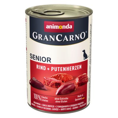 Animonda GranCarno Original Senior 6 x 400 g - nauta & lammas
