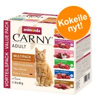 Animonda Carny Pouch Multipack 8 x 85 g - siipikarjalajitelma 8 x 85 g (3 makua)