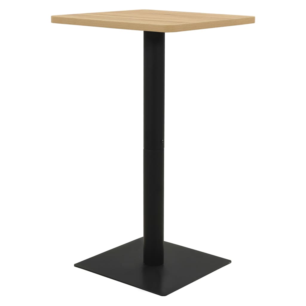 vidaXL Bistropöytä tammen värinen 70x70x107 cm