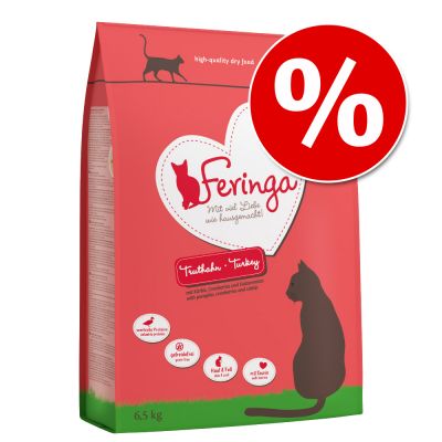 Feringa-kissanruoka 6 kg / 6,5 kg - 5 euroa alennusta hinnasta! - Adult Turkey 6,5 kg