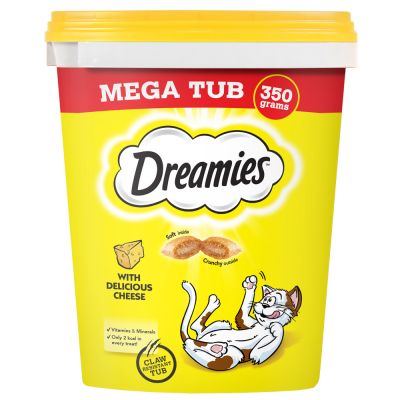 Dreamies Mega Tub - 2 x 350 g kana