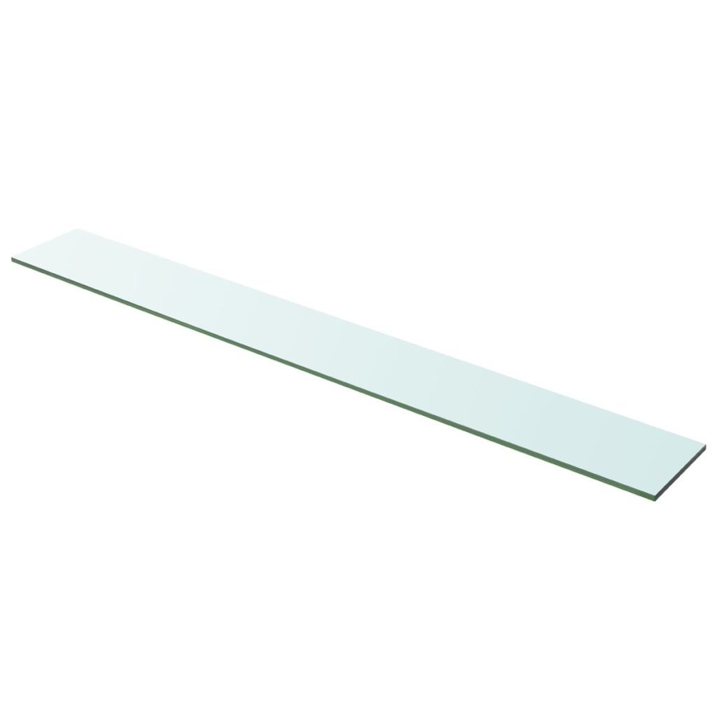 vidaXL Hyllypaneeli Kirkas Lasi 100x12 cm