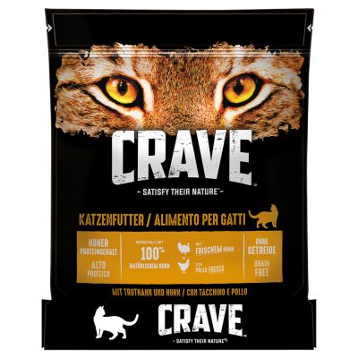 Crave Adult Turkey & Chicken - 750 g