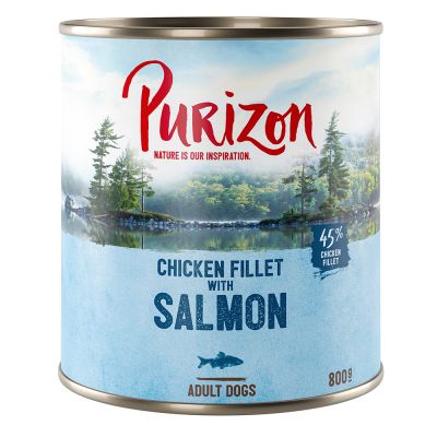 Purizon 12 x 800 g - peura & kani kurpitsalla & puolukoilla