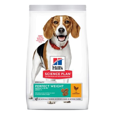 Hill's Science Plan Adult 1+ Perfect Weight Medium Chicken - 12 kg