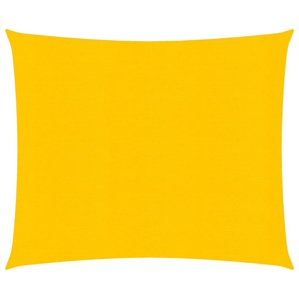 vidaXL Aurinkopurje 160 g/m² keltainen 2,5x2,5 m HDPE