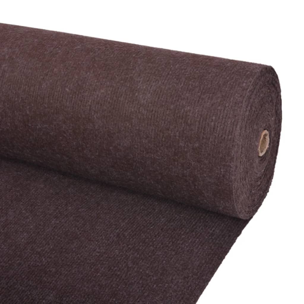 vidaXL Näyttely Rihmamatto 1,2x20 m ruskea