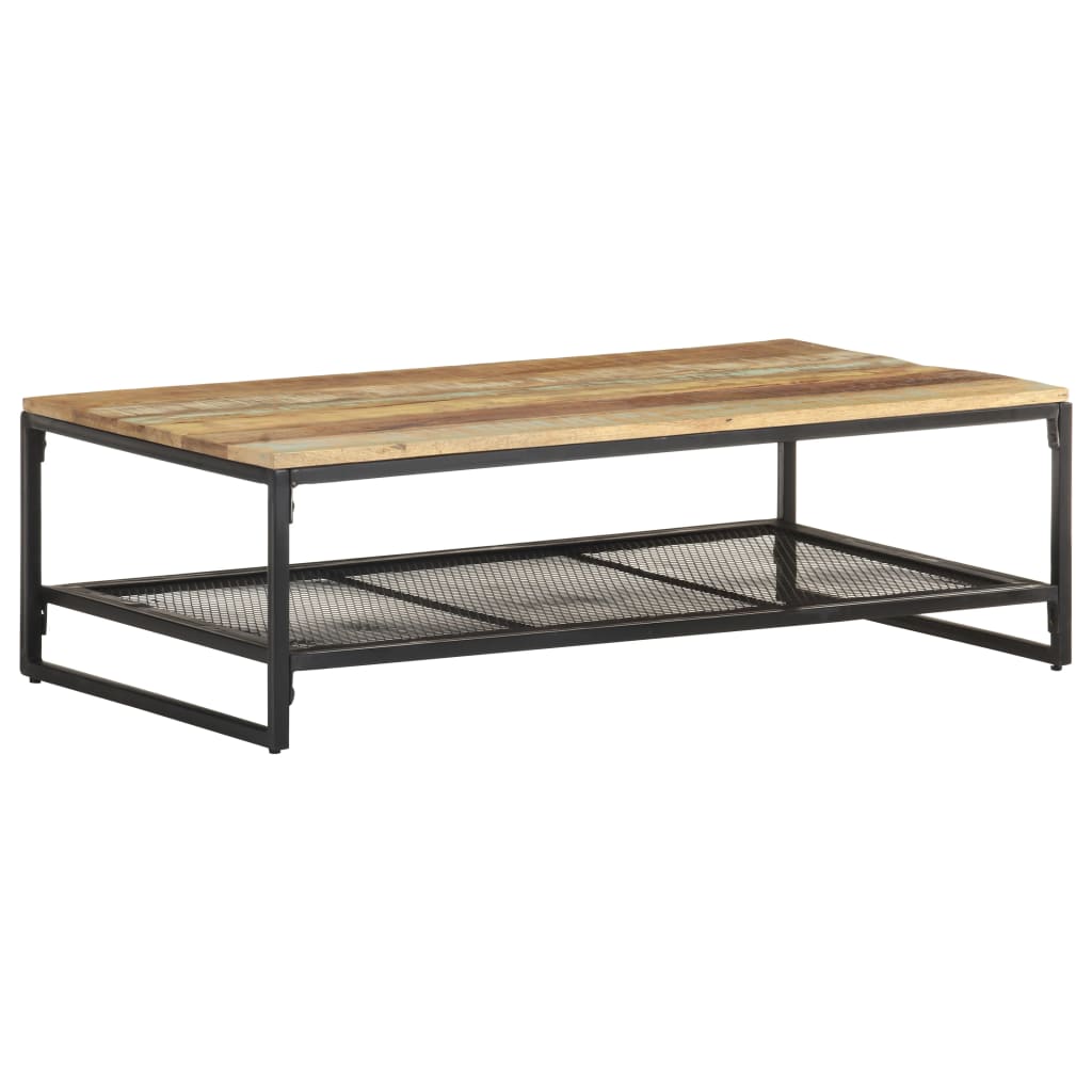 vidaXL Sohvapöytä 110x60x35 cm kierrätetty täyspuu