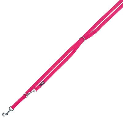 Trixie Premium säädettävä talutushihna, fuksianpunainen - koko L-XL: pituus 2 m / leveys 25 mm