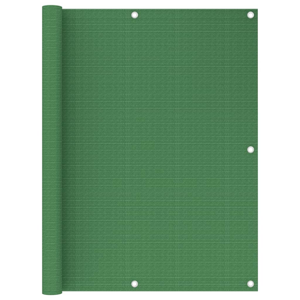 vidaXL Parvekkeen suoja vaaleanvihreä 120x600 cm HDPE
