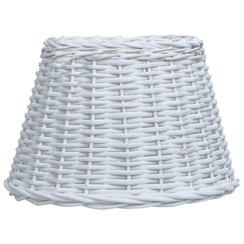 vidaXL Lampunvarjostin paju 38x23 cm valkoinen