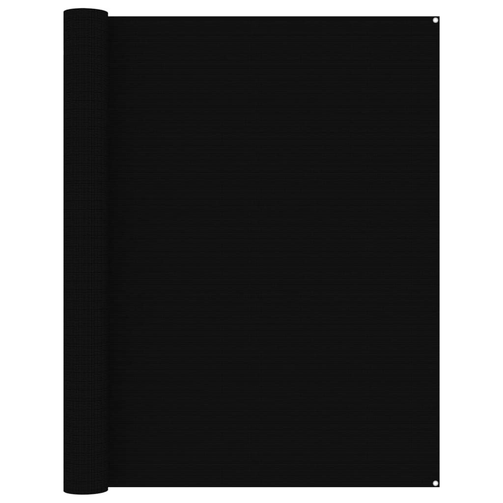 vidaXL Telttamatto 250x500 cm musta