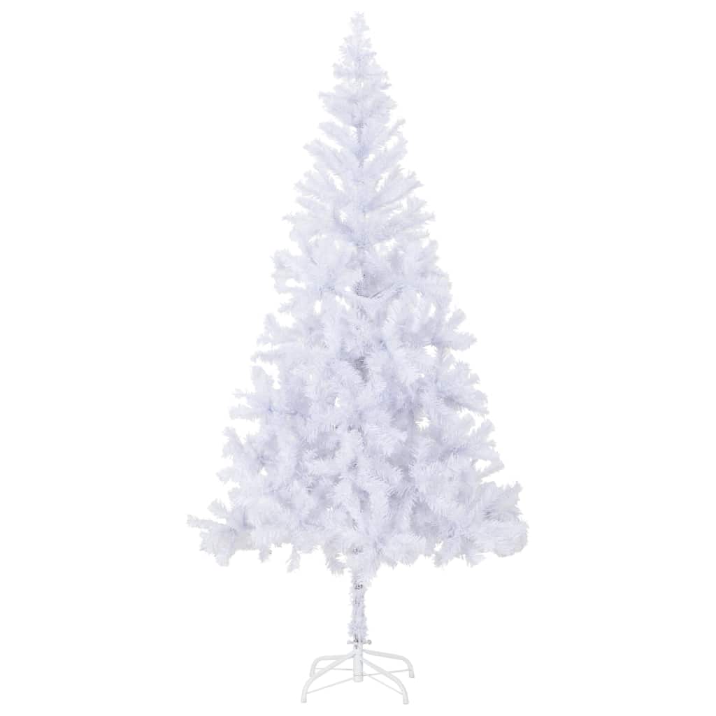 vidaXL Tekojoulukuusi teräsjalustalla 210 cm 910 oksaa