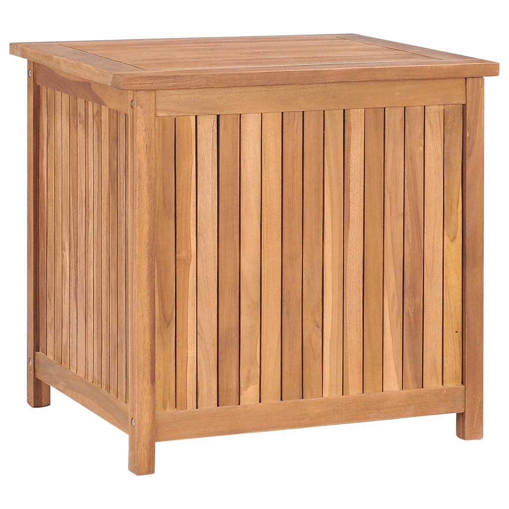 vidaXL Puutarhan säilytyslaatikko 60x50x58 cm täysi tiikki