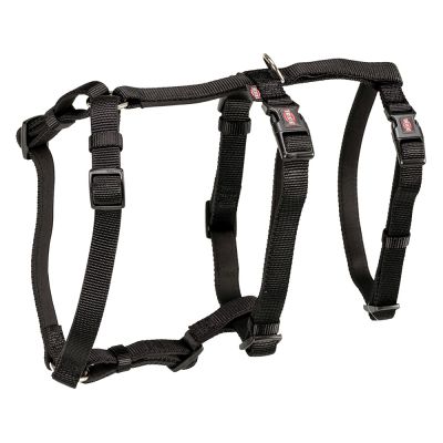 Trixie Stay -turvavaljaat, musta - L-XL-koko: rinnanmypärys 75-100 cm, L 25 mm