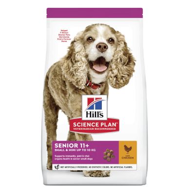 Hill's Science Plan Senior 11+ Small & Mini Chicken - 1,5 kg