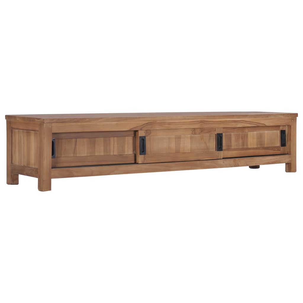 vidaXL TV-taso 150x30x30 cm täysi tiikki