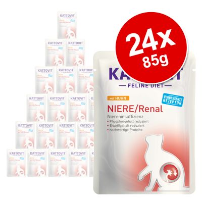Kattovit Renal Pouch 85 g - 24 x 85 g kana