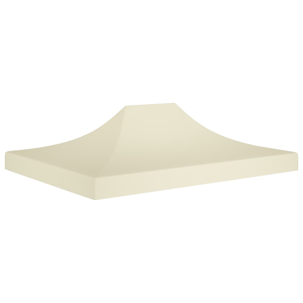 vidaXL Juhlateltan katto 4,5x3 m kerma 270 g/m²