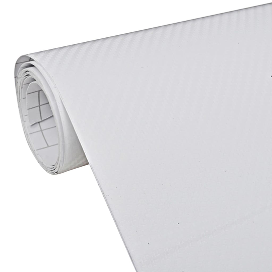 vidaXL Auton päällystekalvot 2 kpl 3D valkoinen 100x150 cm